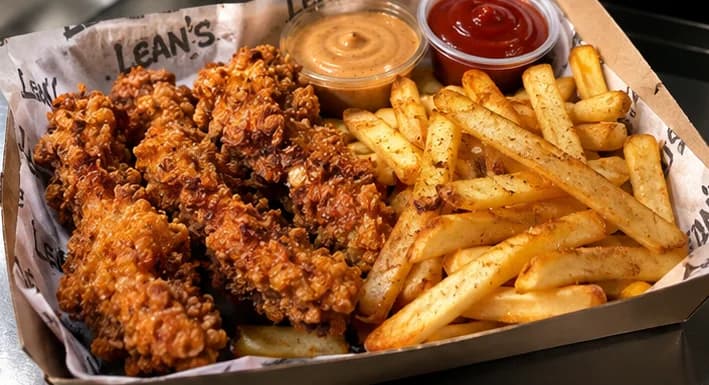 Crunch Combo: 5 Chicken Strips + Pommes